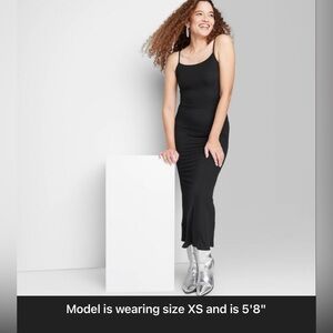 Women’s Ribbed Maxi Slip Dress